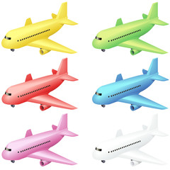 Avion en couleur (détouré)