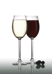 White and red wine