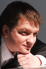 business man close up