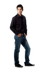 Fototapeta premium young man with face expression