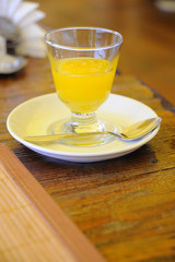 Honey in a glass