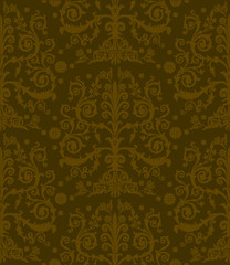 brown background with curles