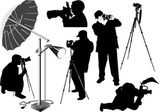 photographers and photo equipment