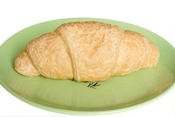 croissant on the plate