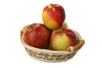 Naklejka na ściany i meble Apples in a basket