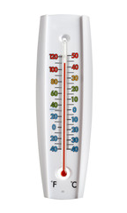 thermometer with clipping path