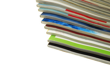 stack of magazines