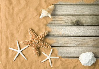 wood and sand background