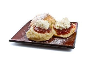 Scones with Jam and Cream