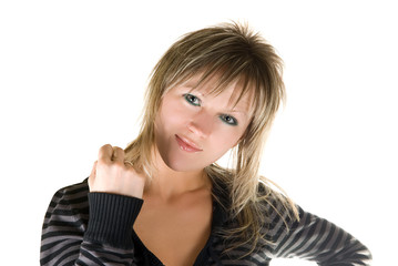 Naklejka premium Lovely girl
