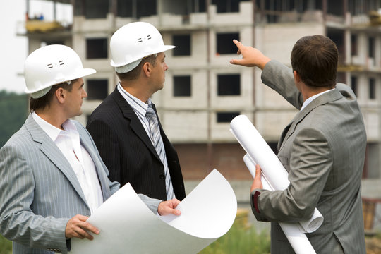 Three workers