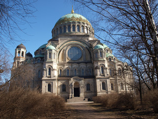 Fototapeta na wymiar Cathedral of St. John Kronstadt