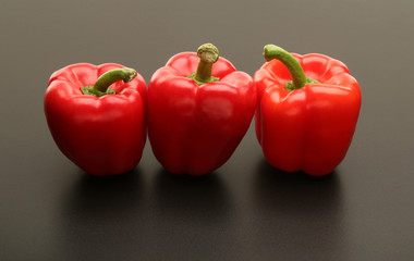 three red peppers