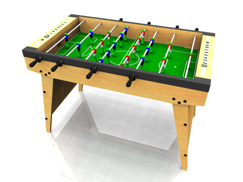 Foosball table.