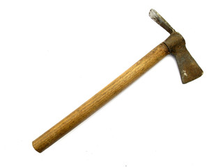 Old pickaxe for digging