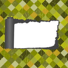 Structure of broken off paper. Vector illustration