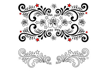 Blumentribal & Ornamente