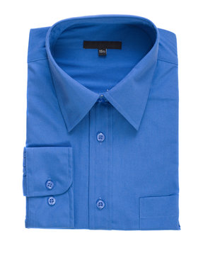 Isolated Blue Dress Shirt