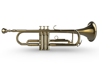Obraz na płótnie Canvas 3d Trumpet