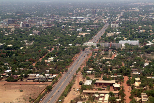 vue a&eacute;rienne ouagadougou