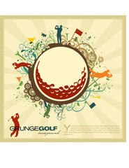 Grunge Golf Background