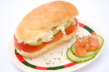 gelegtes brötchen