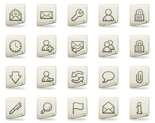 Fototapeta premium E-mail web icons, document series