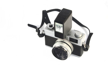 Appareil photo argentique avec son flash