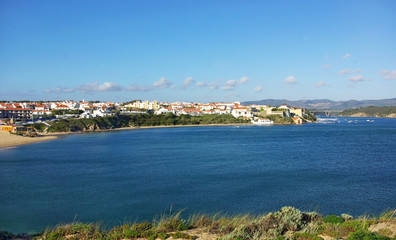 Fototapeta premium Milfontes, coastal village of the Alentejo region, Portugal.