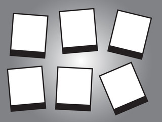 vector photo album page