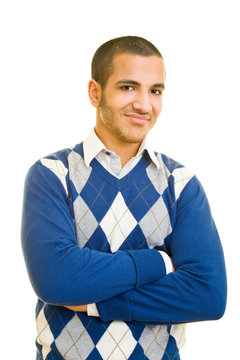 Zufriedener Mann