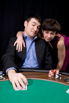 Couple in the casino
