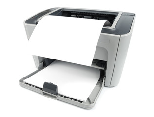 Printer With Paper