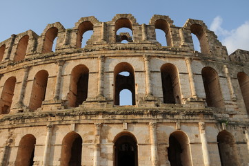 Obraz premium Tunisie - Amphithéâtre d'El Jem
