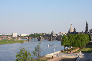Dresden Blick auf die Stadt