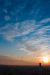 Tramonto  incredibile a Verona