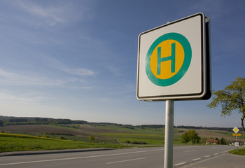 BUshaltestelle (Haltestelleschild)