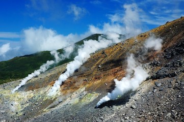 Volcanic Vents under Volcano