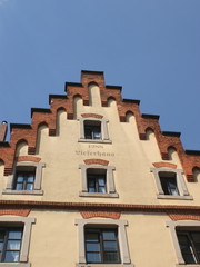 Fototapeta na wymiar Liebighaus i.d.Düsseldorfer Altstadt ( erbaut 1288 nach Chr.)