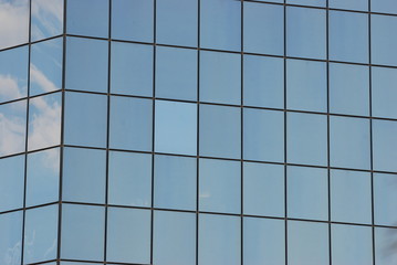 façade de verre
