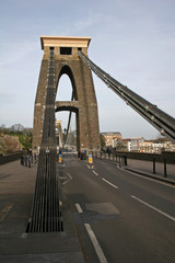Clifton suspension bridge - obrazy, fototapety, plakaty