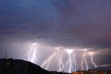 Lightning strike