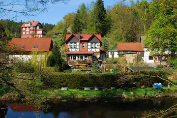 Obraz premium Kleines Haus in Altenbrak