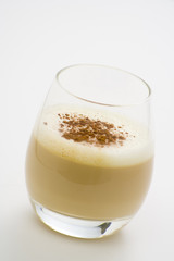 delicious ice chocolate with white irish cream