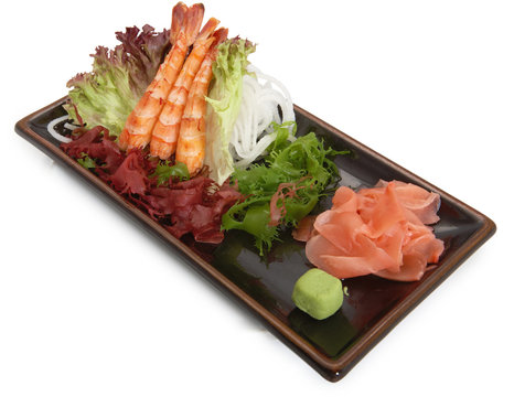 japanese prowns sushimi