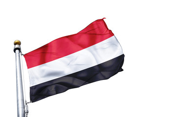 Fototapeta na wymiar Flaga Jemenu