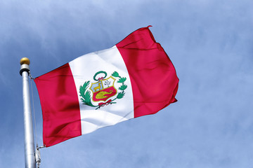 Fototapeta na wymiar peru flag