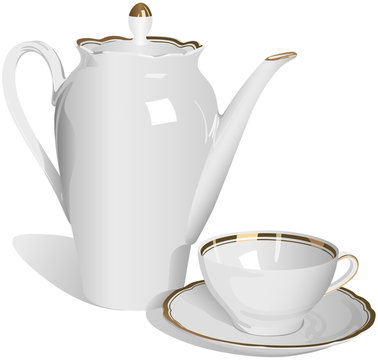 Teapot and Cup