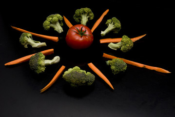 warzywna kompozycja, vegetable composition © Krzysztof Budziakows