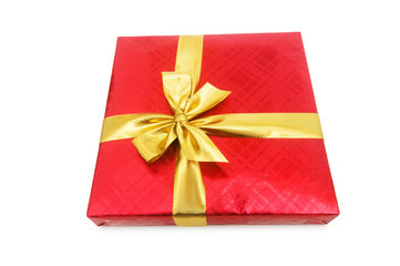 Gift boxes isolated on the white background